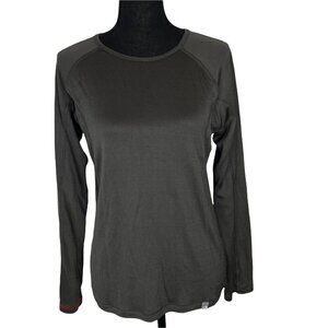 THE NORTH FACE Men Top Long Sleeve Tee Athleisure Workout Gray M 25-10